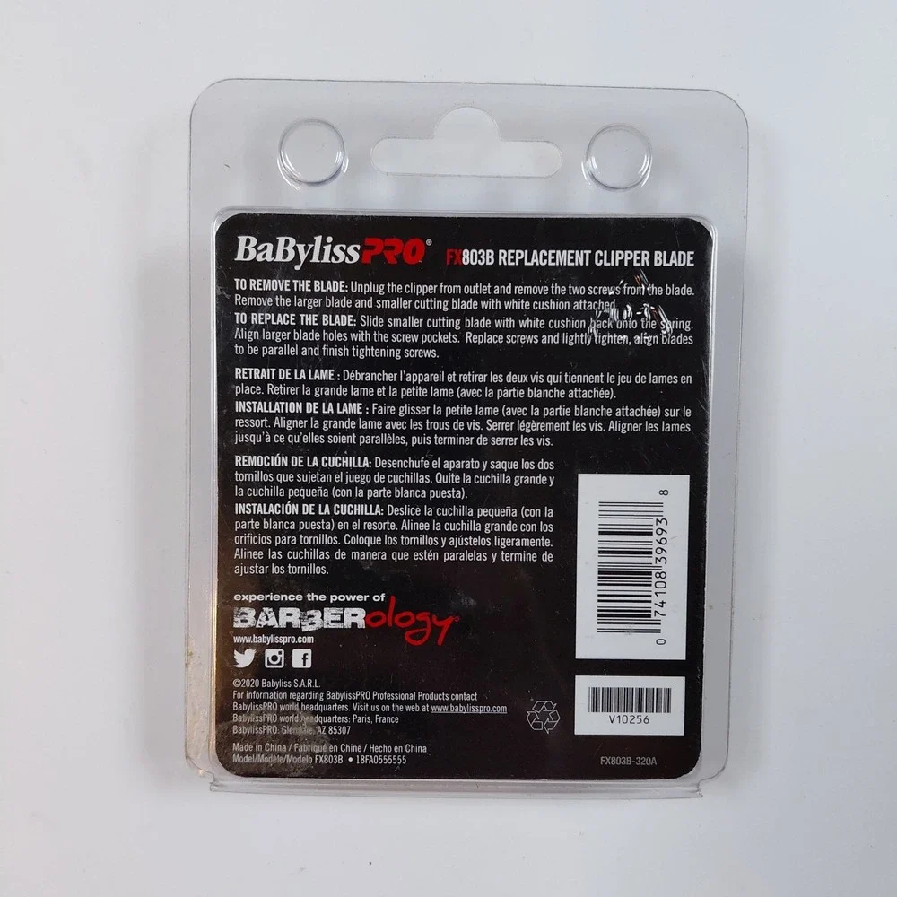 BaBylissPRO Black Graphite Replacement Taper Clipper Blade FX803B NEW